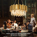 Gold Modern Crystal Chandelier 22In Timeless Elegance