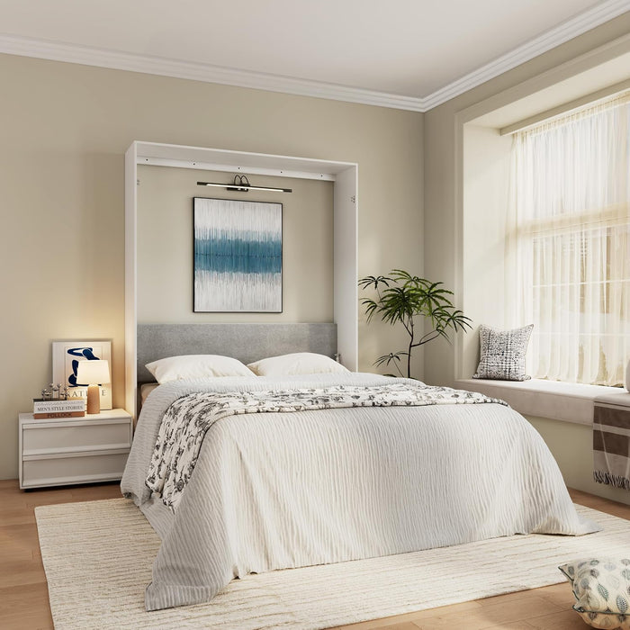 Queen Murphy Bed 85 Inch Wall BedFrameWithHydraulic