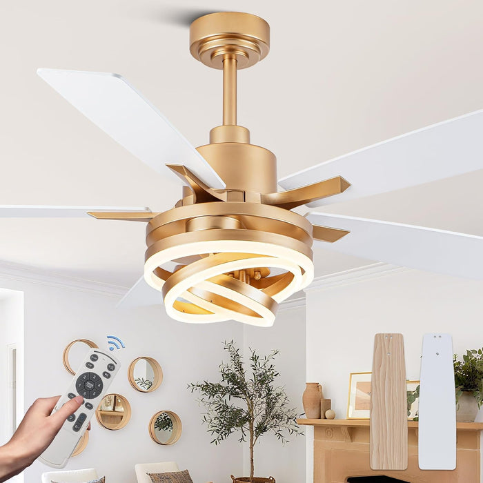 Contemporary 52 Inch White Ceiling Fan Remote Unit
