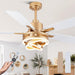 Contemporary 52 Inch White Ceiling Fan Remote Unit