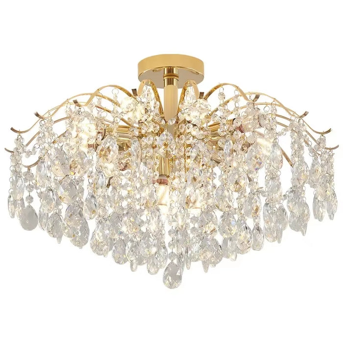 Modern Crystal LED Lights Chandelier for Living Room Decor Bedroom Ceiling Lamp Hanging Light Fixture Home Decoration Luxury