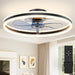 Bladeless Low Profile Ceiling Fan Featuring Dimmable Lighting