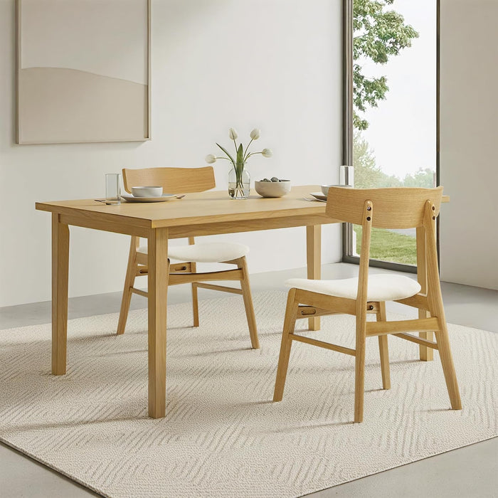 Wooden Dining Chairs Set of 4, Upholstered Kitchen Chairs, Original