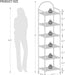 Bookcase Bookshelf, Tempered Glass Bookshelves
