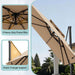 Cantilever Patio Umbrella with Solor Lights