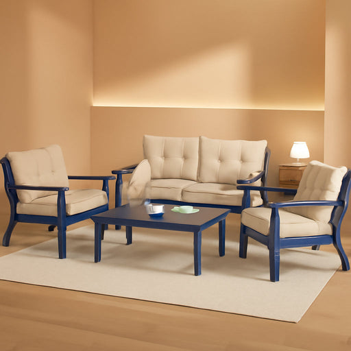 7 Seats HDPE Patio Conversation Sets, Outdoor Patio Furniture Set