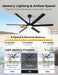 Premium 65 Inch Ceiling Fan Intelligent Climate Control