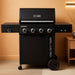 Performance Series 4-Burner Gas Grill Cabinet with Side Burner, Black - 463253925