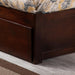 , Richmond Full Platform Bed with Footboard & Full Trundle, Walnut