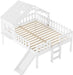 Luxurious FullSize Loft Bed With BuiltIn LEDLights