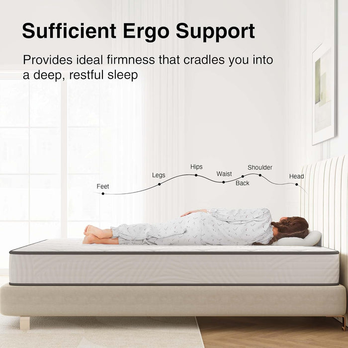 Twin XL Hybrid Mattress Featuring Motion Isolation