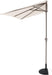7.5’ by 4’ Half Rectangular Outdoor Patio Umbrella with Base Included, Perfect for Balcony, Garden, Deck