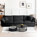 Grey Modular Sectional Sofa With Flexible Configuration