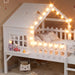 Luxurious FullSize Loft Bed With BuiltIn LEDLights