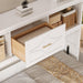 Twin Murphy Bed With MultiCompartmental Storage White
