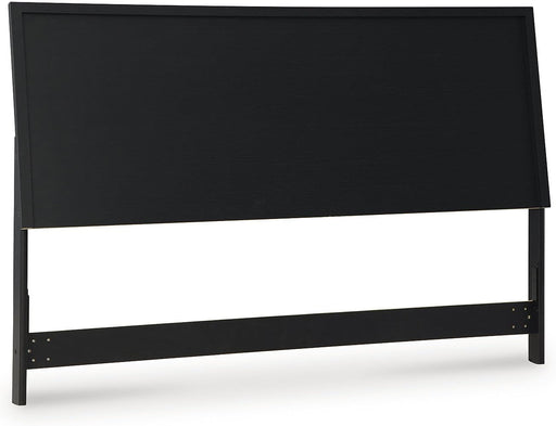 Danziar Modern Panel Headboard for Bedroom, Queen, Black