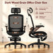 Ergonomic High-Back Office Chair with Footrest – Flip-Up Arms, 3D Headrest, 135° Recline, and Wide Mesh Seat with Lumbar Support. Rolling Swivel Task Chair for Gaming or Work, Sturdy, 300 LBS.