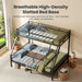 Twin XL Over Queen IndustrialGrade Bunk BedStructure