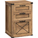 3-Drawer Farmhouse Filing Cabinet with Printer Stand