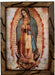 Mrcjsales - Our Lady of Guadalupe Oil Painting, 13"X18" Inches, Rustic Frame, Religious Art, Home & Church Decor