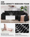 96 Inch Cloud Contemporary Sectional Sofa Charcoal