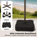 15FT Patio Umbrella with Base,Large Outdoor Double-Sided Rectangle Umbrella with Crank Handle, Market Umbrella for Poolside Garden Deck Backyard Beach Pools,Navy