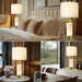 27" Alabaster Table Lamps Set of 2,Table Lamp with Night Light