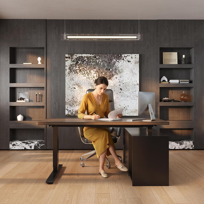 FLEXISPOT 55" Executive Standing Desk with Drawers & CPU Cabinet
