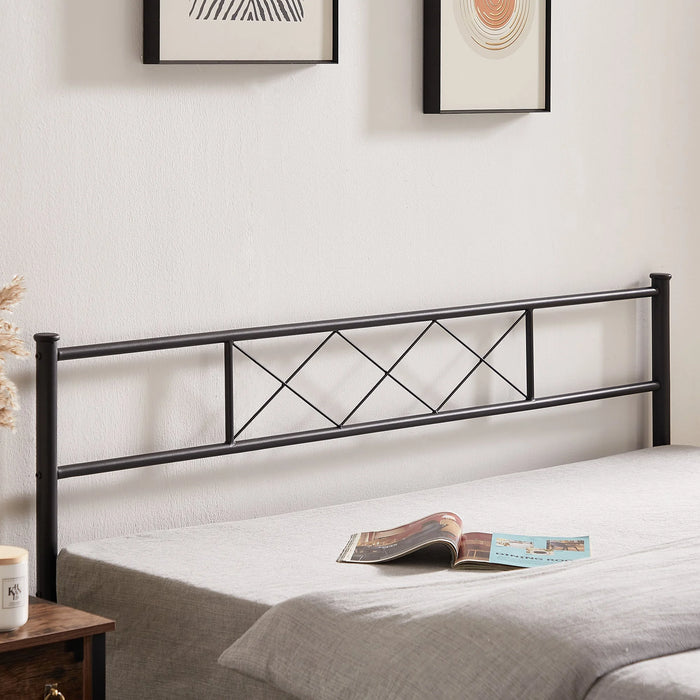 3-Piece Modern Bedroom Sets Include Queen Bed Frame + 2 White Nightstands