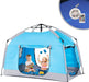 Easy Set up Kids Playhouse with Nice LED Light Strip and 3 Large Opens,Portable Children Play Tent & Privacy Room for Indoor & Outdoor Games with Carry Bag-Free Space for Toddlers-Birthday Gifts