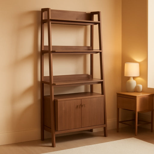 33" Bookshelf Display Case in Walnut