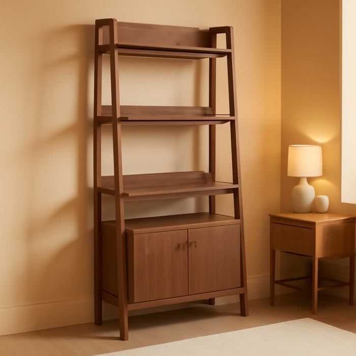 33" Bookshelf Display Case in Walnut