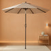 9 Ft. Patio Umbrella, Market Table Umbrella W/Tilt and Crank, 8 Ribs