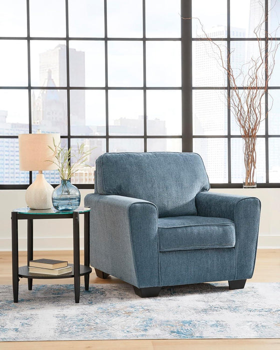 Cashton Modern Upholstered Chair, Blue