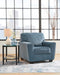 Cashton Modern Upholstered Chair, Blue