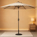 9FT Outdoor Patio Umbrella, Market Umbrella, Beige