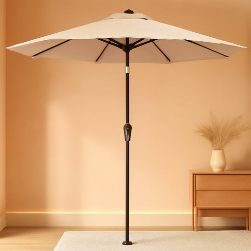 9FT Outdoor Patio Umbrella, Market Umbrella, Beige