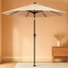 9FT Outdoor Patio Umbrella, Market Umbrella, Beige