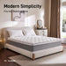 12 Inch Queen Mattress, Comfort Foam & Pocket Coil Hybrid Mattress in a Box, Medium Firm Cooling Breathable Knit Cover, Motion Isolation & Edge Support, Gray & White