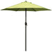 7.5Ft Patio Umbrella with Crank - Green