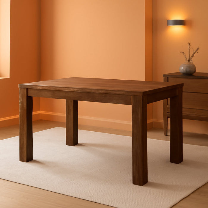 CN6-07-T Celina Dining Room Table - Rectangle Rustic Farmhouse Table , 36X60 Inch, Jacobean