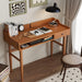 Vintage-Style Desk with Scandinavian Flair, Computer or Laptop Desk, Writing Desk with Drawer and Open Storage Cubby, Small Space Dressing Table