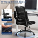 Ergonomic Office Chair Desk Chair with Adjustable Lumbar Support
