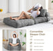 Portable Folding Couch Bed with Pillow