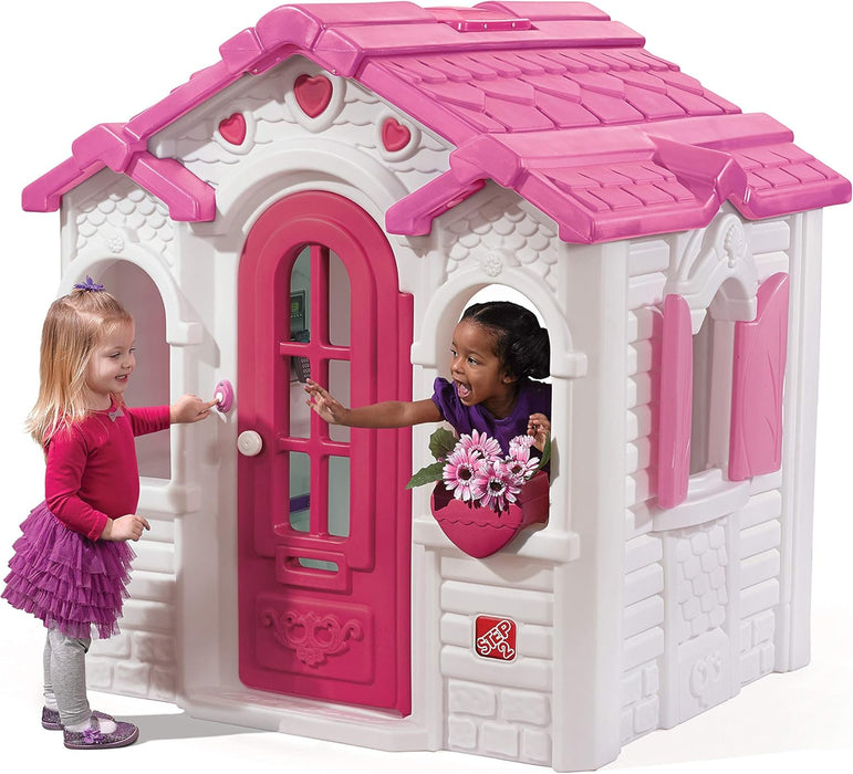 Sweetheart Kids Playhouse, Indoor/Outdoor Playset, Interactive Play with Sounds, Made of Durable Plastic, for Toddlers 1.5+ Years Old