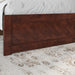 , Canyon King Platform Bed with Matching Footboard, Walnut