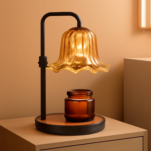 Candle Warmer Lamp with Timer Dimmer, Electric Candles Warmer Lamps for New Home Room Decor, Birthday Gifts for Women, Height-Adjustable Wax Melting Warmer Lamp for Jar Scented Candles