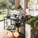 47.2'' X 19.7'' Computer Desk, Power Outlets, 0.95'' Thick Desktop