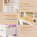 White Makeup Vanity Desk Glass Top IlluminationProLighting