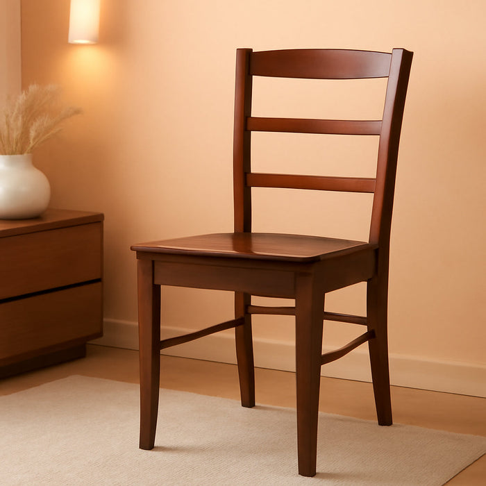 International Concepts Madrid Ladder Back Chair, Espresso